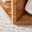 Table basse avec forme hexagonale - Autocollants à motifs caractéristiques et rangement multiple et conception attrayante Entretien facile dans un style simple mais élégant convenant à divers styles de maison