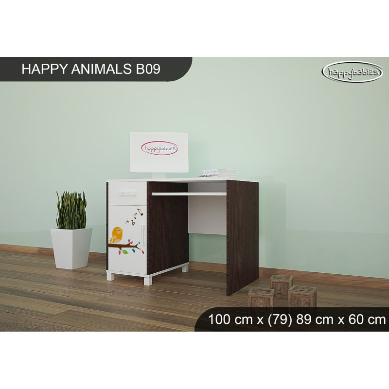 100cm Writing Desk, Chestnut