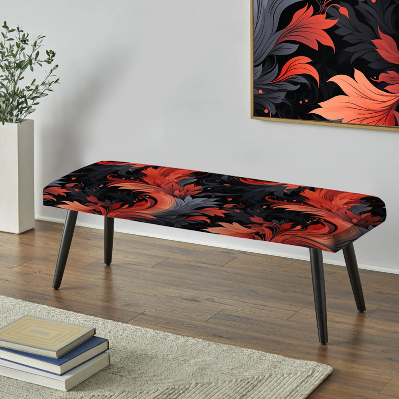 Banc rembourré noir Ember Twilight Moody
