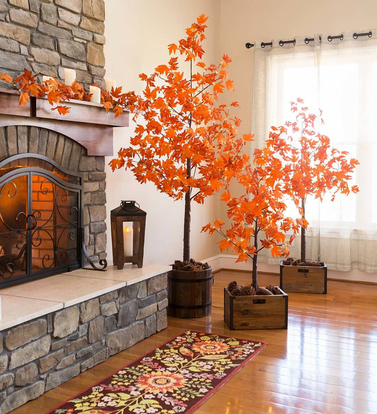 Faux Maple Tree, 40" x H x 48" W x 48" D