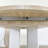 Dining Table For Farmhouse Kitchen 59X43 Inch Expandable Oval Table Top With Removable Leaf Trestle X Shaped Base-216943788