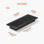 Paquet de 12 évents de plancher en fer pour grilles de ventilation CVC - noir