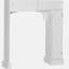 Armoire de salle de bain au-dessus de la toilette, armoire de rangement autoportante avec tablettes réglables, support de toilette, économiseur d'espace, blanc