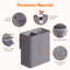 Bhargava Fabric Laundry Hamper with Handles-1104363959-1104363944