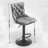Julias Swivel Upholstered Adjustable Height Counter Stool-875059854