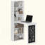 Bureau d'ordinateur pliable, bureau d'ordinateur mural-1288634558