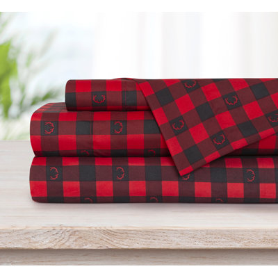 Ensemble de draps à carreaux 