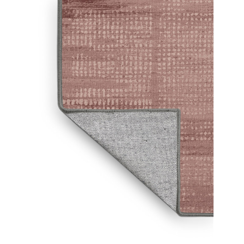 Tapis abstrait lavable à la machine, Rectangulaire 2 pi x 3 pi