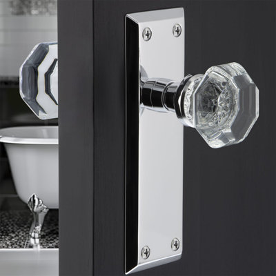 New York Plate with Waldorf Door Knob