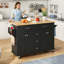 140 cm W Kitchen Island with-1435372342