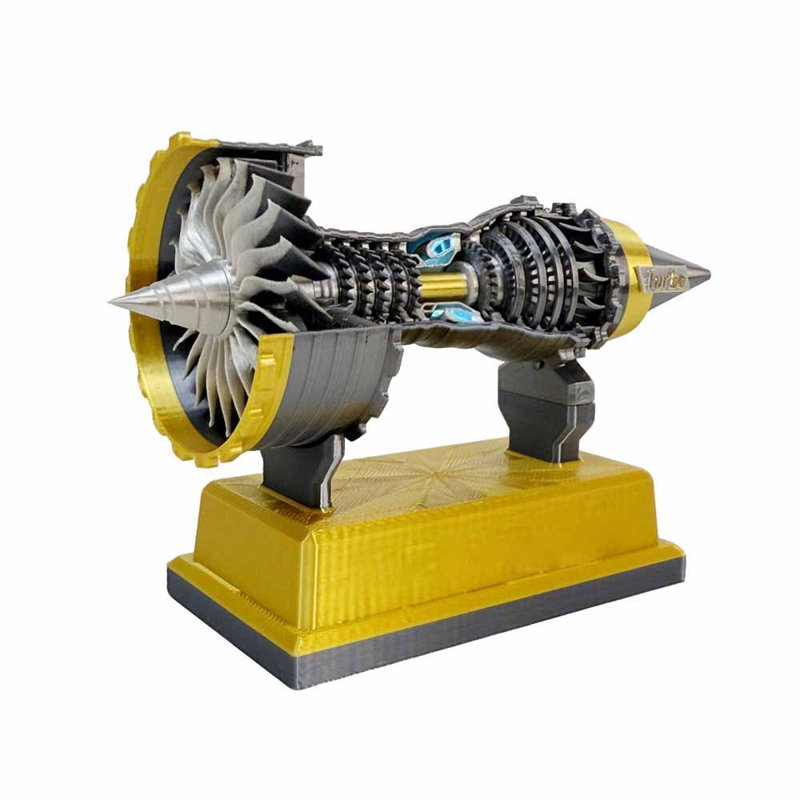 Exposé détaillé et fonctionnel du modèle de moteur à turboréacteurs kbndieu TR900, Yellow