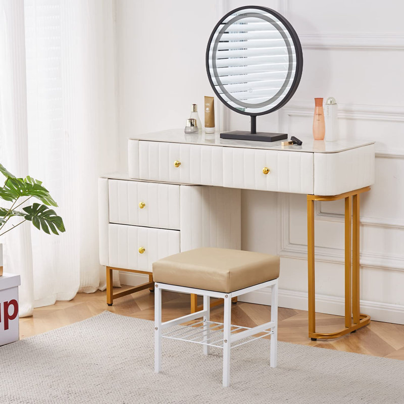 Tabouret Dontey, Doré