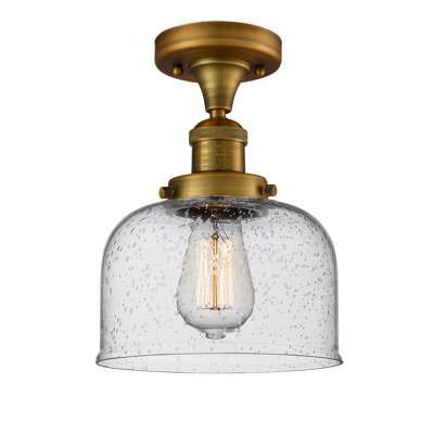 Adette Glass Semi Flush Mount