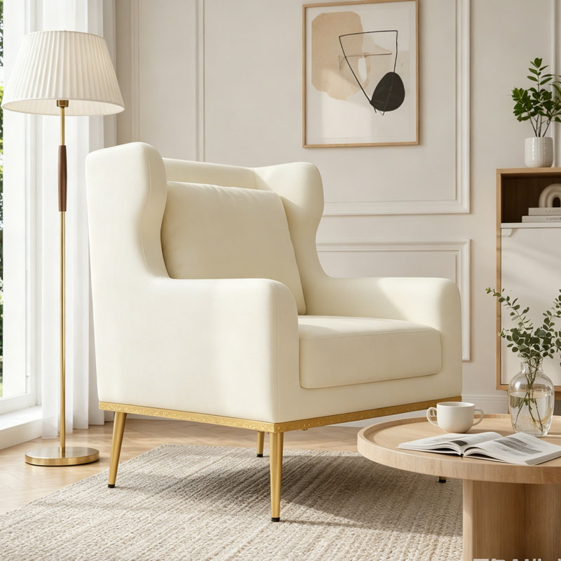 Chaise de lecture Modern, Beige