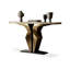 Console rectangulaire en pierre frittée-131677401-131677402