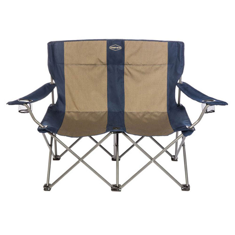 Chaise de plage Kamp-Rite, Brun clair / bleu
