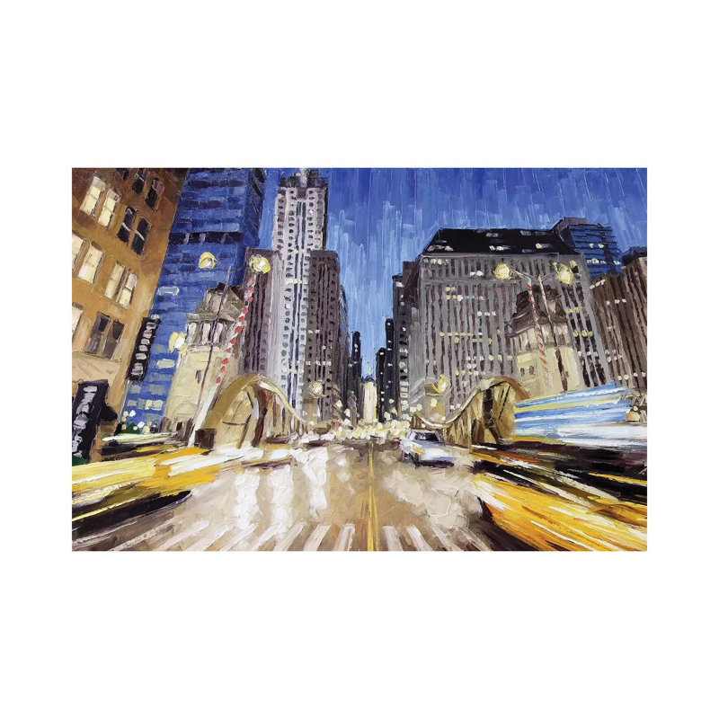 Lasalle Bridge 1 Piece Wrapped Canvas Painting, 101.6 cm H x 66.04 cm W x 1.91 cm D