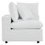 Canapé modulaire d'extérieur sans accoudoirs 5 pièces Commix Sunbrella par Modway-64320869