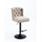 Dannia Swivel Upholstered Adjustable Height Counter Stool with Metal Frame