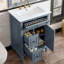 24 Inch Bathroom Vanity with Sink,Cabinet with Flip and Side Drawers-1914912842