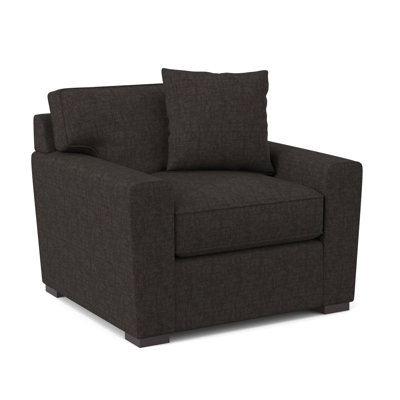 Fauteuil en polyester l 42 po Zinah