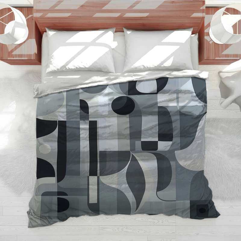 Geometric Bedding Abstract Comforter Minimalist, Twin XL Comforter