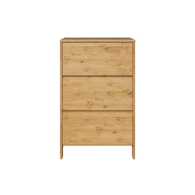 27 Pair Solid Wood Shoe Storage, Oiled