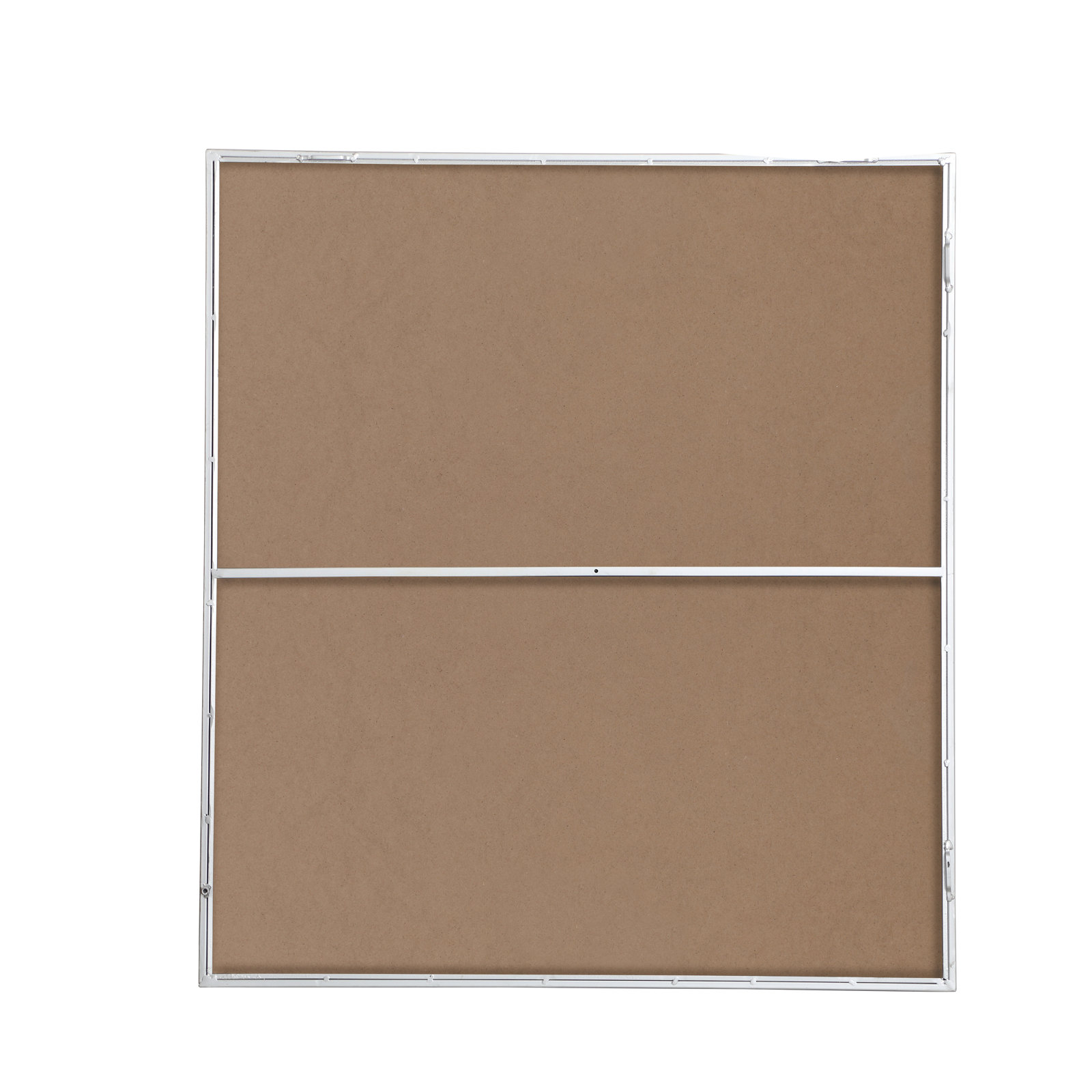 Sabine Metal Rectangle Wall Mirror, 40" x 36", Silver