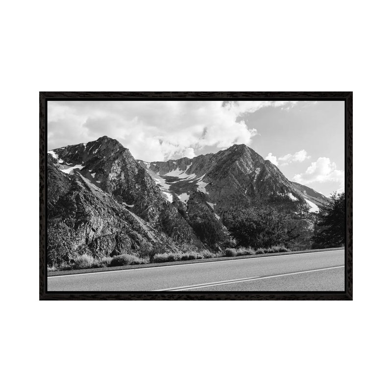 Yosemite Drives by Bethany Young - Print on Canvas, Black Framed, 45.72cm H x 66.04cm W x 3.81cm D