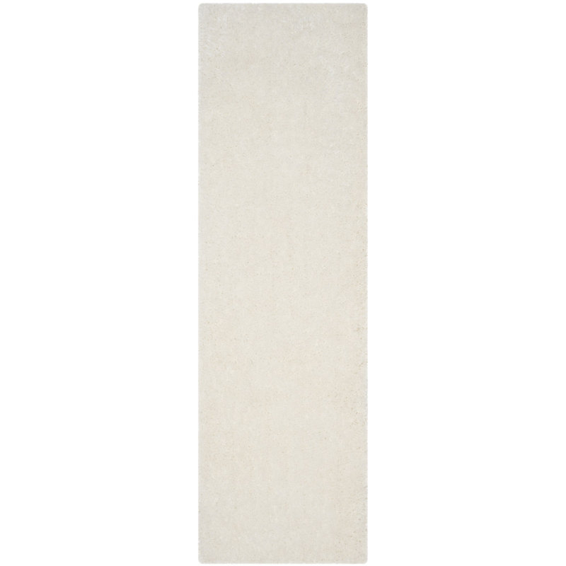 Jayne Shag Hand Tufted Performance Solid Color Rug, Runner 2'3" x 12'