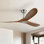 Ventilateur de plafond moderne à 3 pales avec télécommande Nicola