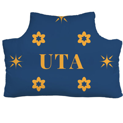 Tête de lit simple Utah Basketball Colors 39,5 po x 29,5 po