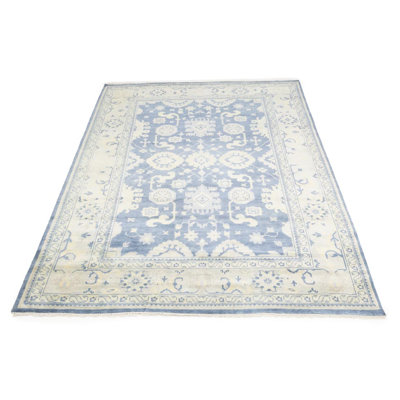 Tapis oriental Oushak Chobi 10 pi x 14 po Colorfast