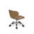 Waimes Backed Adjustable Height Ergonomic Lab Stool with Wheels-1288890256