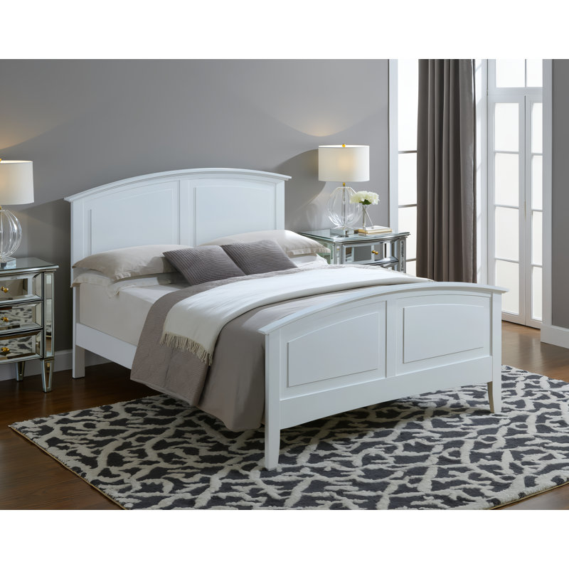 Lit double blanc Halden, Double, Blanc