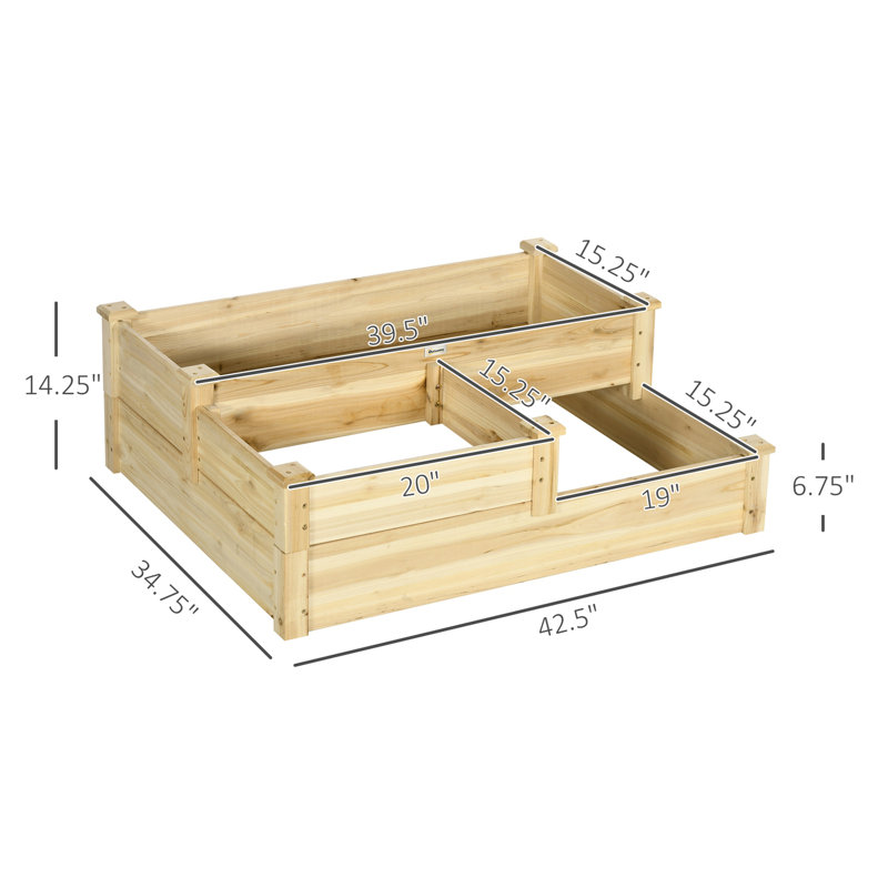3 Tier Raised Garden Bed