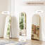  Full Length Arch Mirror, Full Body Floor Mirror with Stand, Standing/Leaning/Hanging for Living Room Bedroom