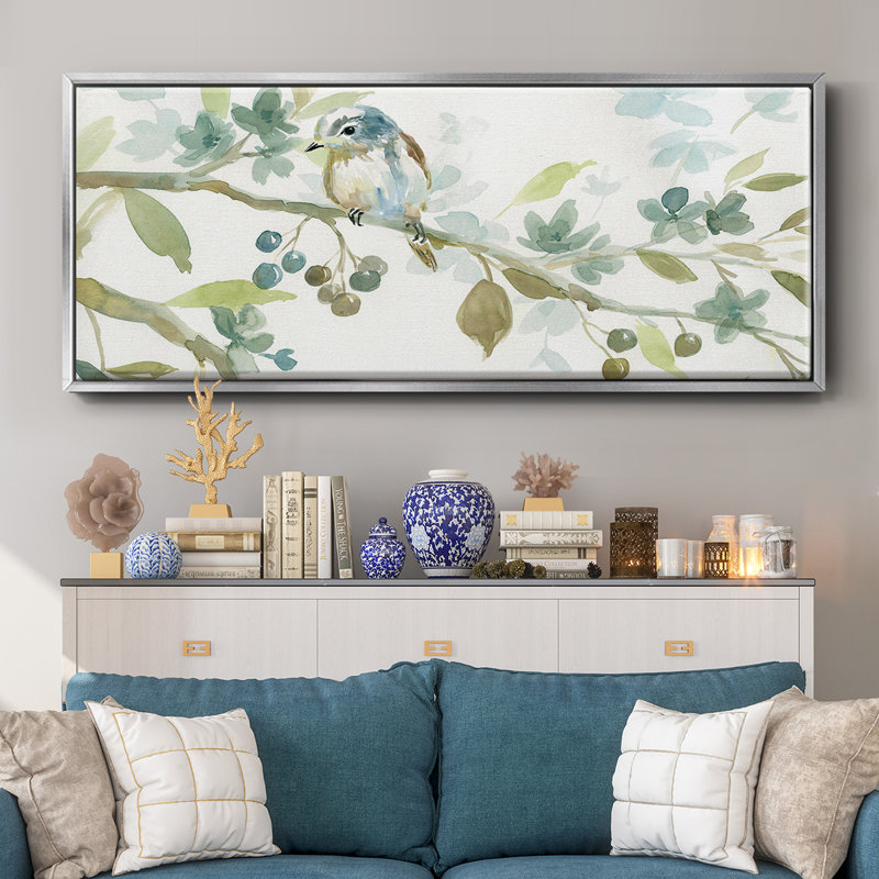 Début du printemps II - toile encadrée, H 12 po x l 30 po