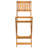 Solid Wood Bar Set with Stools