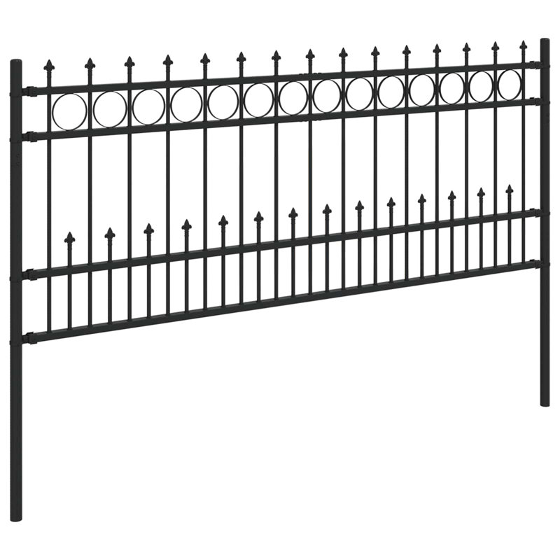 Powder-Coated Steel Fence Panels Included, 130cm H x 200cm W