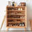 Modern Burlywood Solid Wood Shoe Storage
