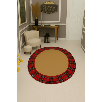 Tapis tissé beige classique Mosso