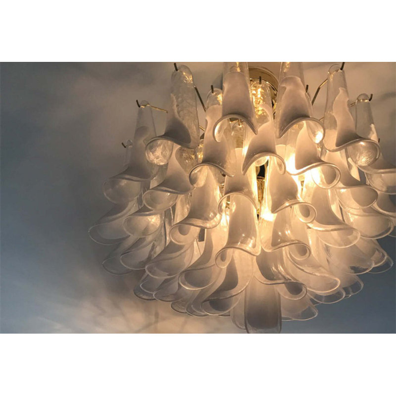 Pirelli 10 - Light Chandelier, Polished Brass