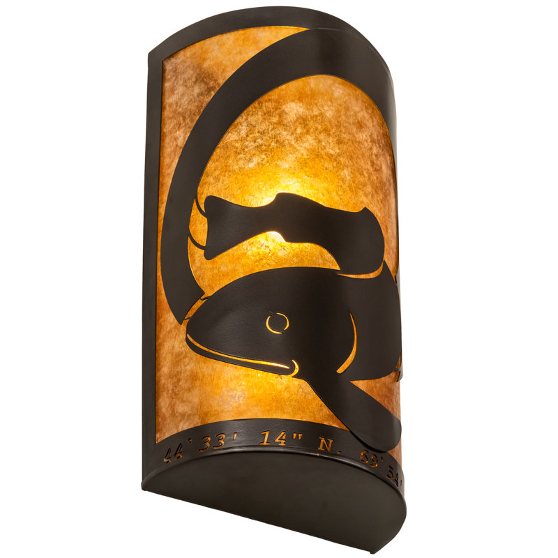 Personalized 2 - Light Flush Mounted Sconce