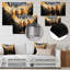 Art mural doré et noir champagne Essence - Champagne MT132393-713672750