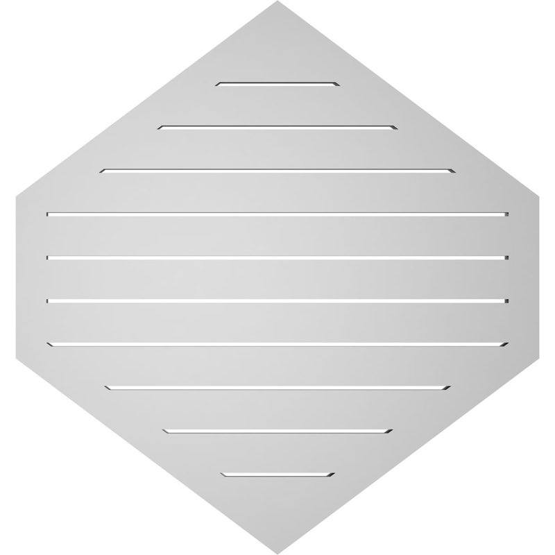Pente verticale verticale en uréthane 9 pi, H 1,5 po x l 34 po x L 36 po
