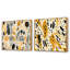 Theodosia - Ensemble de 2 collages carrés abstraits-102162825-102162829