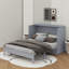 Lit escamotable double avec tiroirs-20360392