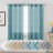 Linen Blend Sheer Curtain Pair-1229235156-1229235147