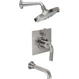 Descanso 2.5 GPM Styletherm 0.5" Thermostatic Shower System with Showerhead and Tub Spout
